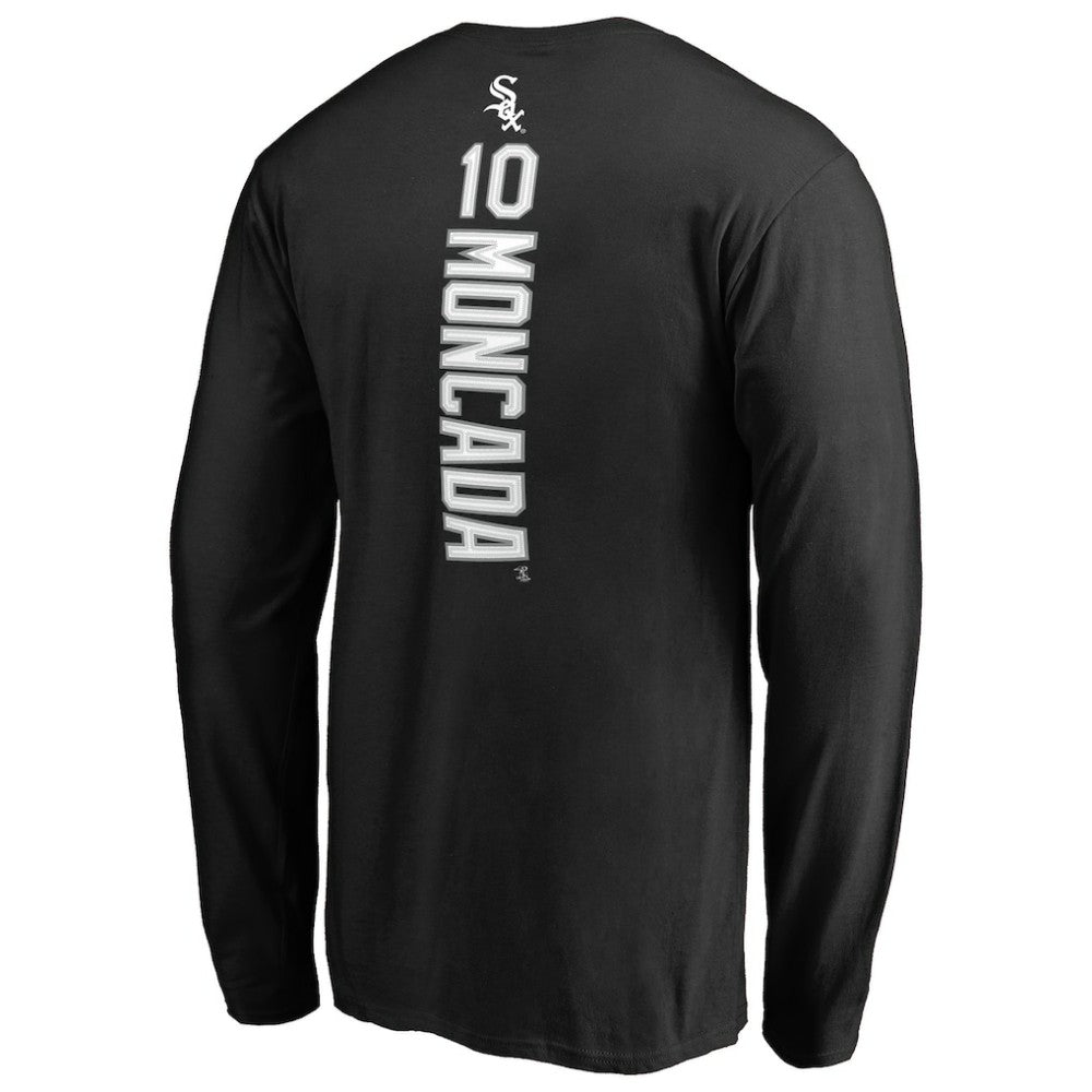 MLB Yoan Moncada Chicago White Sox Backer Long Sleeve T-Shirt