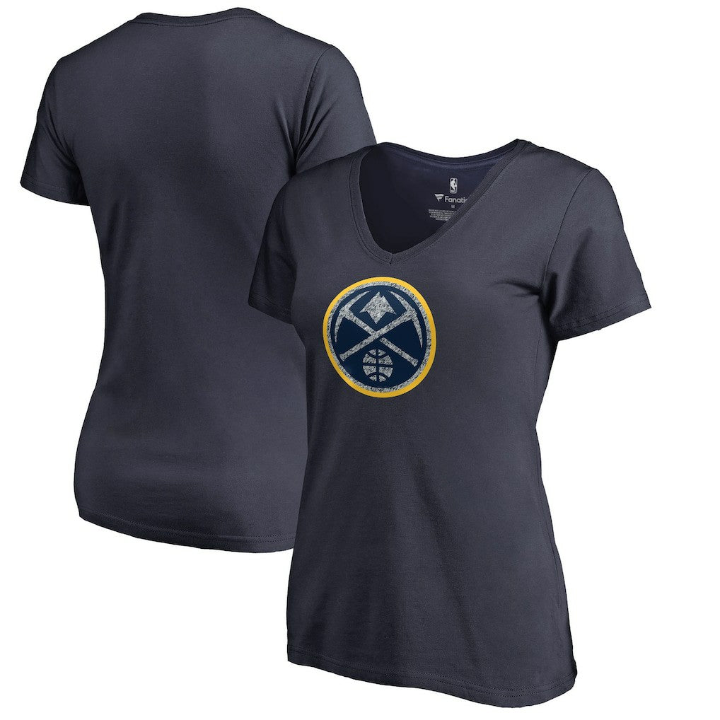 NBA Denver Nuggets Women's Static Logo V-Neck T-Shirt sale