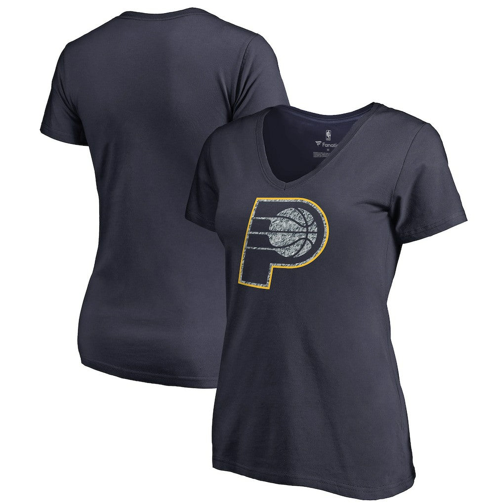 NBA Indiana Pacers Women's Static Logo V-Neck T-Shirt