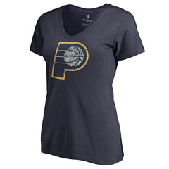 NBA Indiana Pacers Women's Static Logo V-Neck T-Shirt