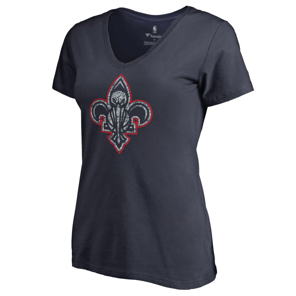 NBA New Orleans Pelicans Women's Static Logo V-Neck T-Shirt