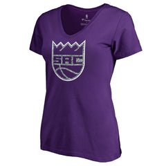 NBA Sacramento Kings Women's Static Logo V-Neck T-Shirt