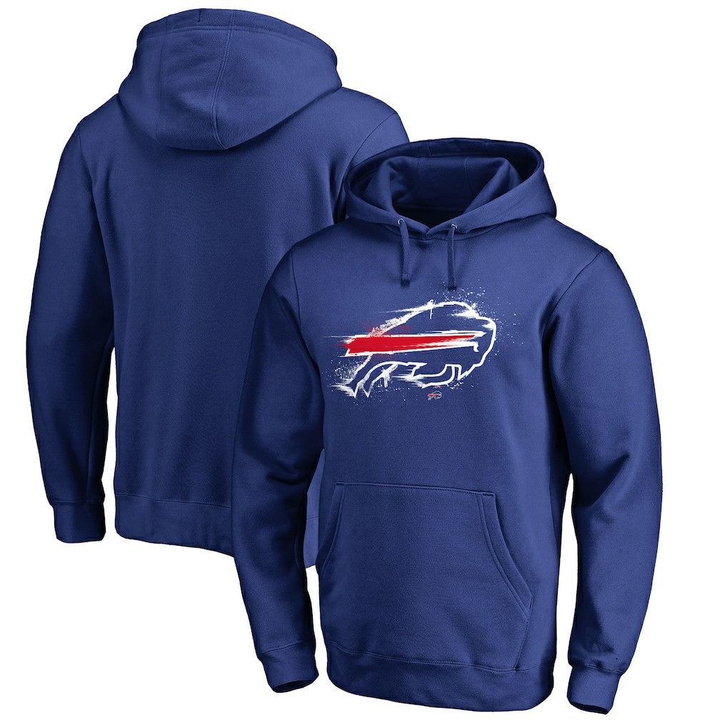 Splatter Logo Pullover Hoodie - Buffalo Bills