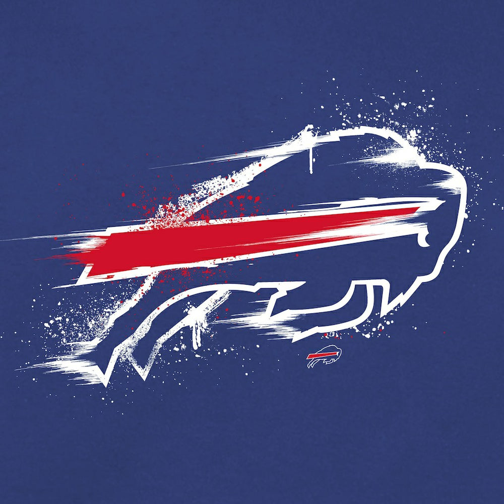 Splatter Logo Pullover Hoodie - Buffalo Bills