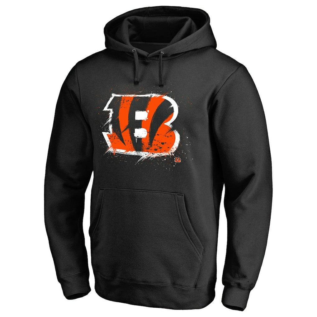 Splatter Logo Pullover Hoodie - Cincinnati Bengals