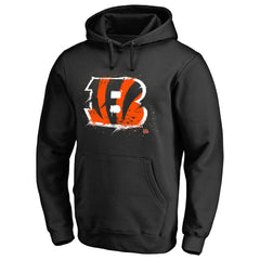 Splatter Logo Pullover Hoodie - Cincinnati Bengals