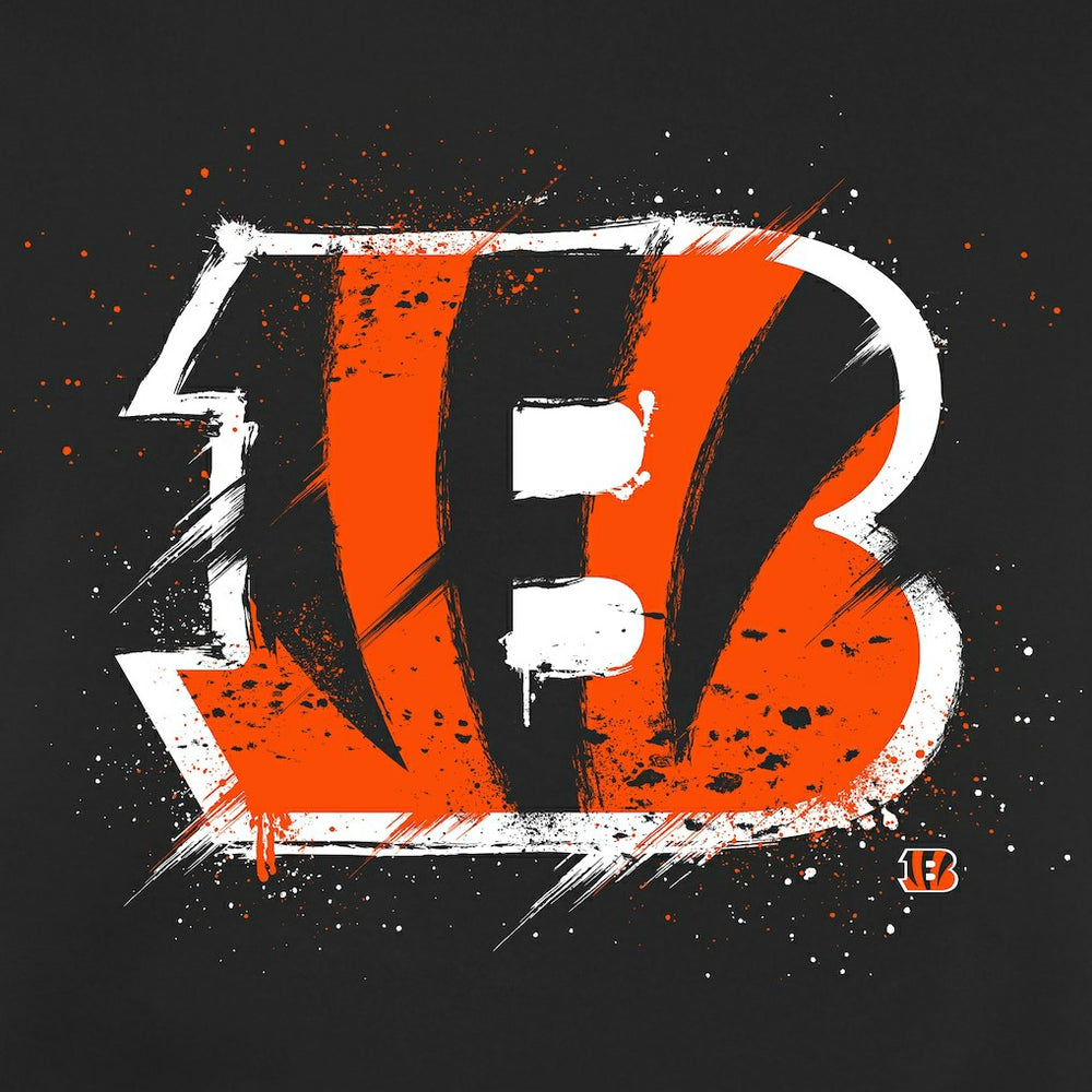 Splatter Logo Pullover Hoodie - Cincinnati Bengals