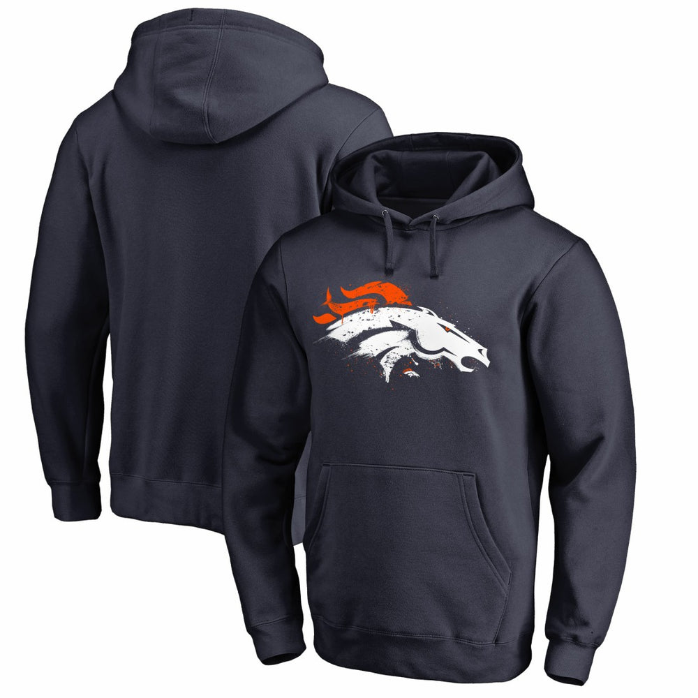 Splatter Logo Pullover Hoodie - Denver Broncos