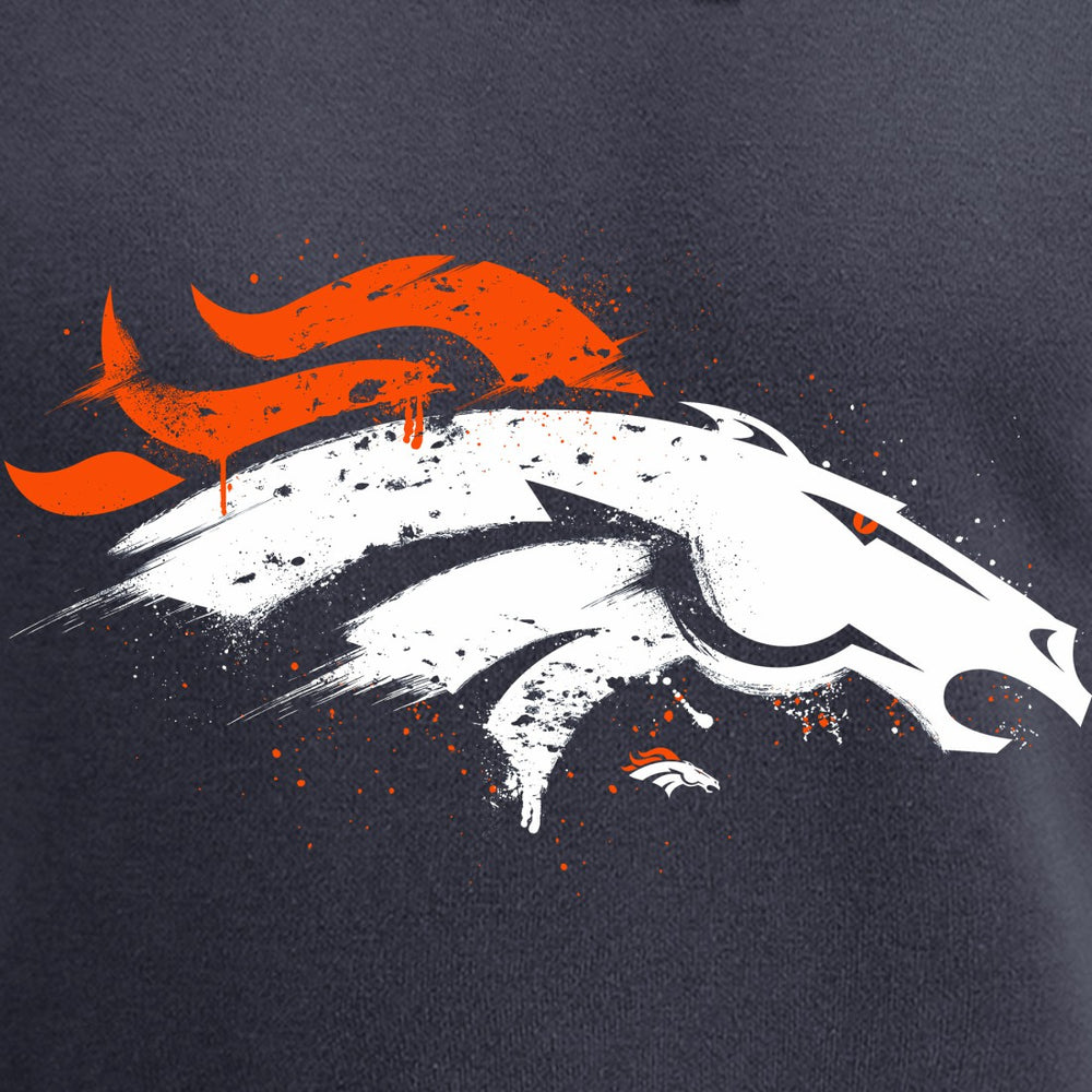 Splatter Logo Pullover Hoodie - Denver Broncos