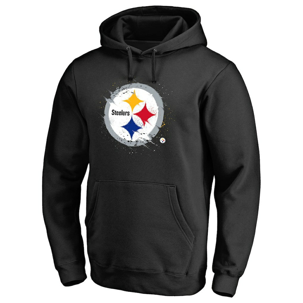 Splatter Logo Pullover Hoodie - Pittsburgh Steelers