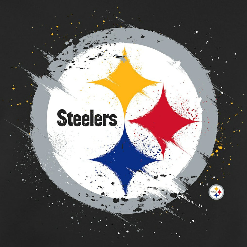 Splatter Logo Pullover Hoodie - Pittsburgh Steelers