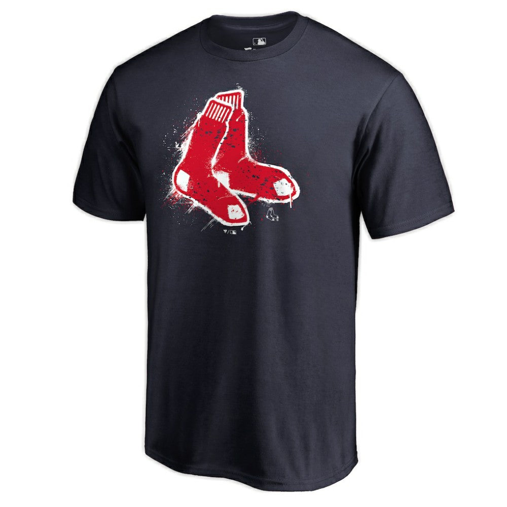 MLB Boston Red Sox Splatter Logo T-Shirt