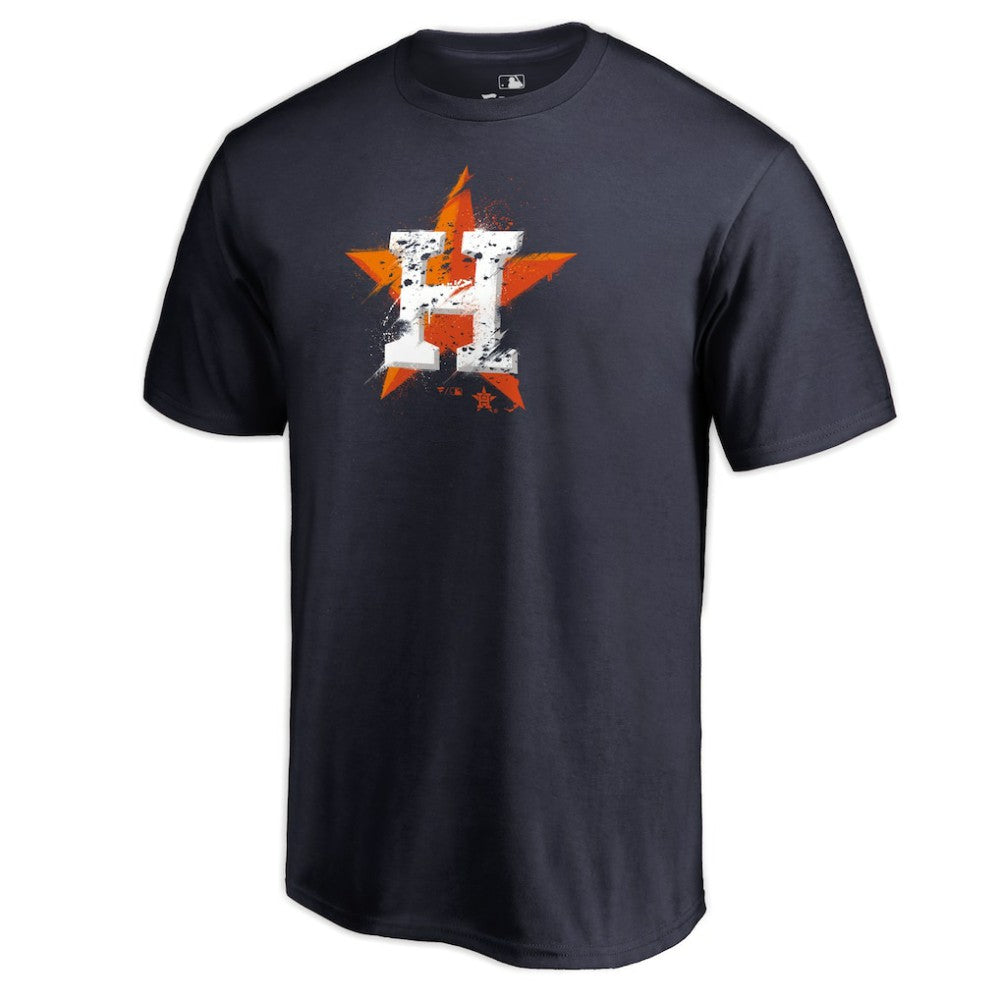 MLB Houston Astros Splatter Logo T-Shirt