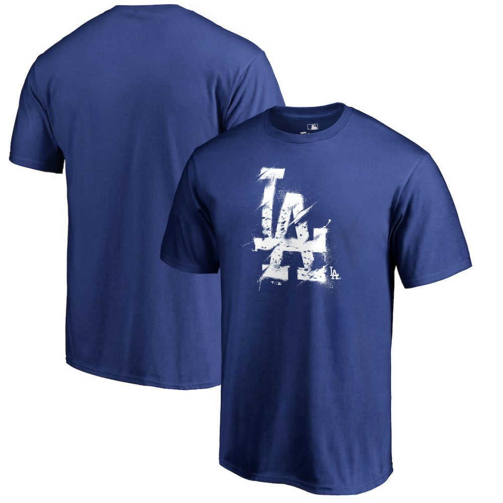 MLB Los Angeles Dodgers Splatter Logo T-Shirt