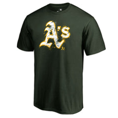 MLB Athletics Splatter Logo T-Shirt