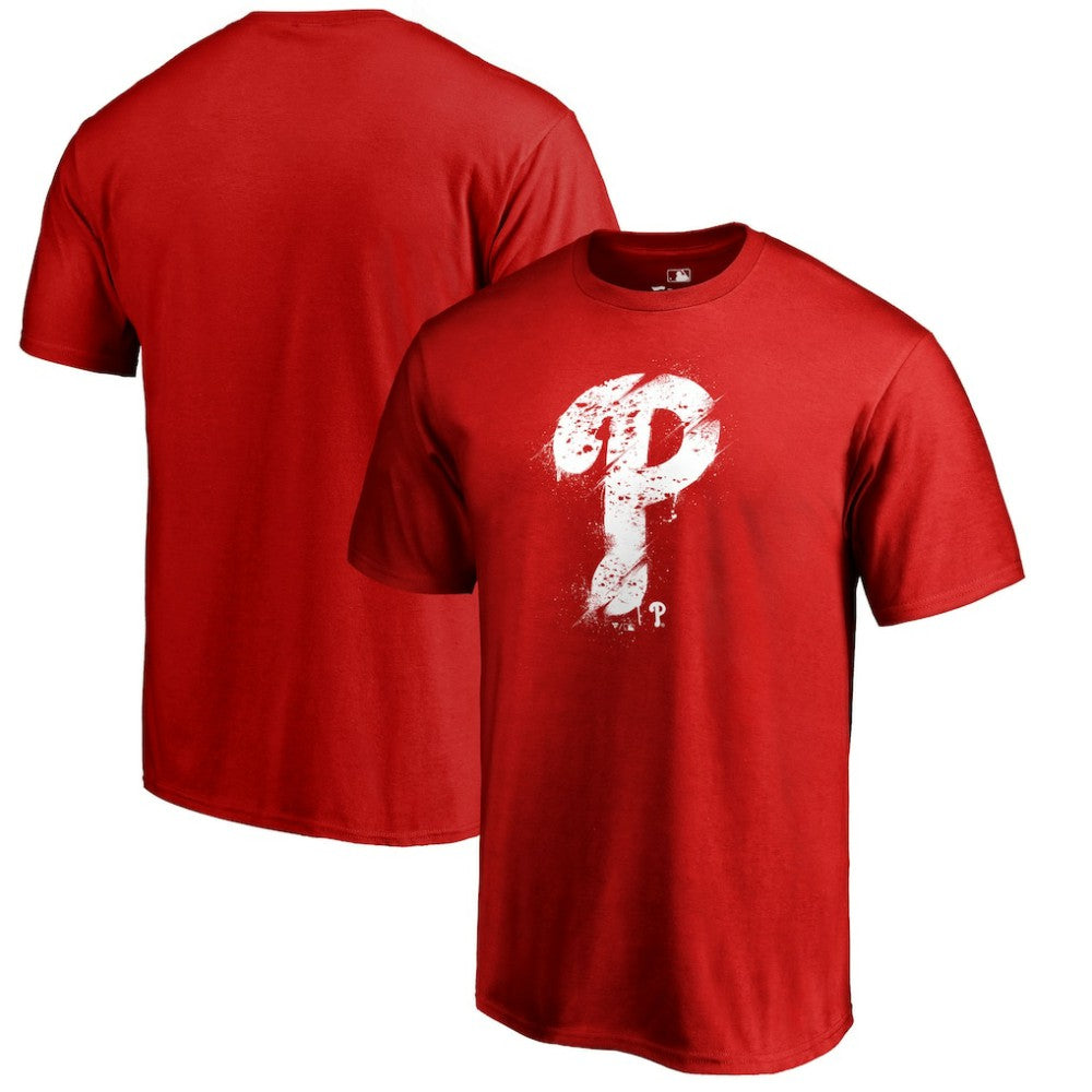 MLB Philadelphia Phillies Splatter Logo T-Shirt