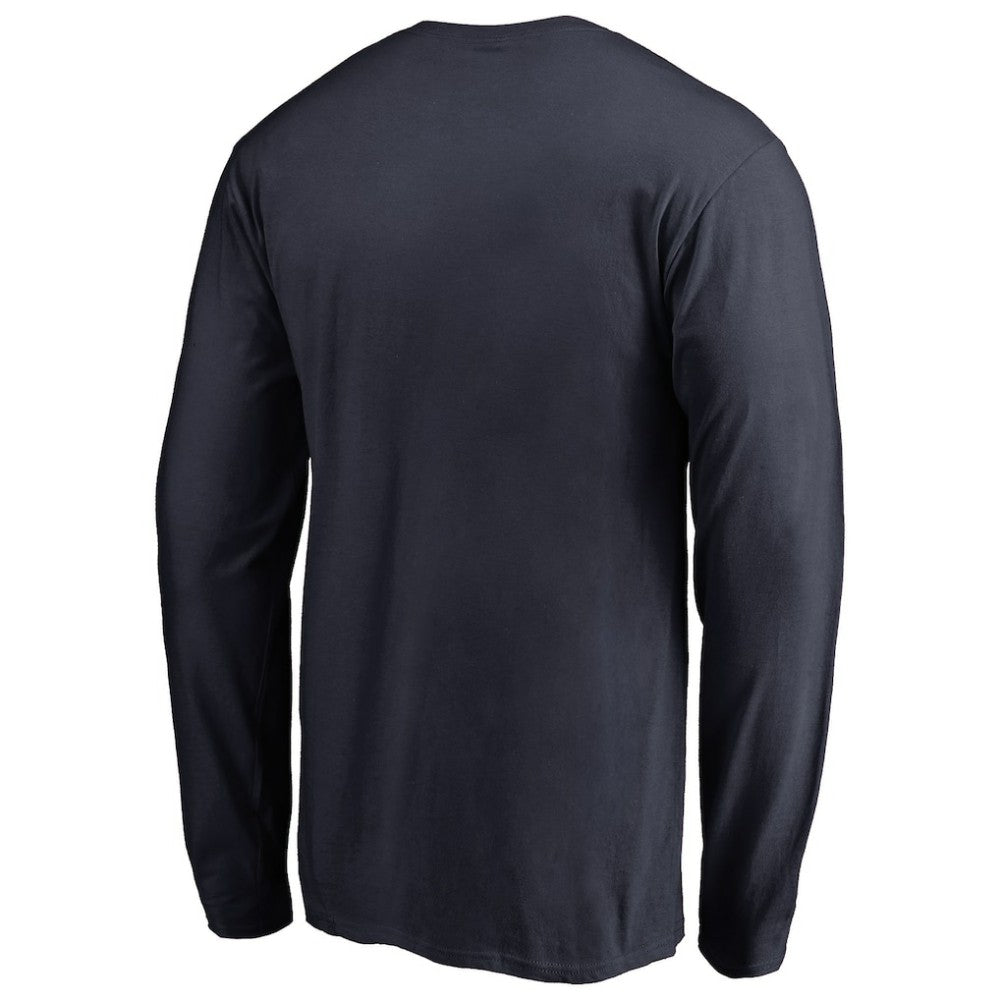 MLB Atlanta Braves Splatter Logo Long Sleeve T-Shirt
