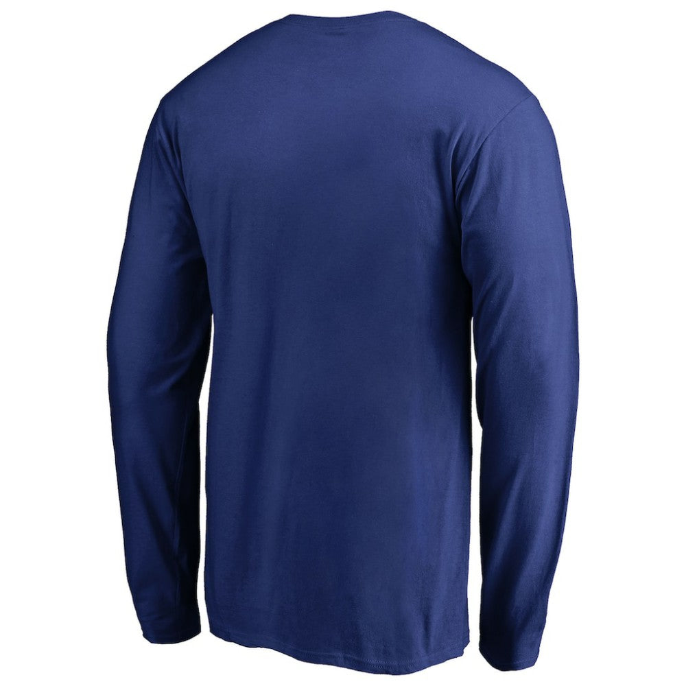 MLB Chicago Cubs Splatter Logo Long Sleeve T-Shirt