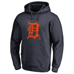 MLB Detroit Tigers Splatter Logo Pullover Hoodie