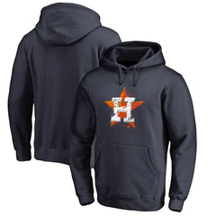 MLB Houston Astros Splatter Logo Pullover Hoodie