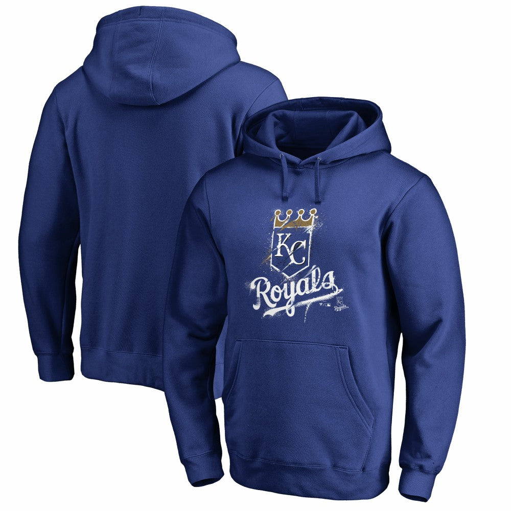 MLB Kansas City Royals Splatter Logo Pullover Hoodie