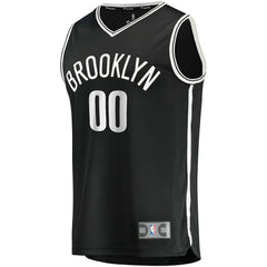 NBA Brooklyn Nets Fast Break Custom Replica Jersey Black