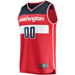 NBA Washington Wizards Fast Break Custom Replica Jersey Red
