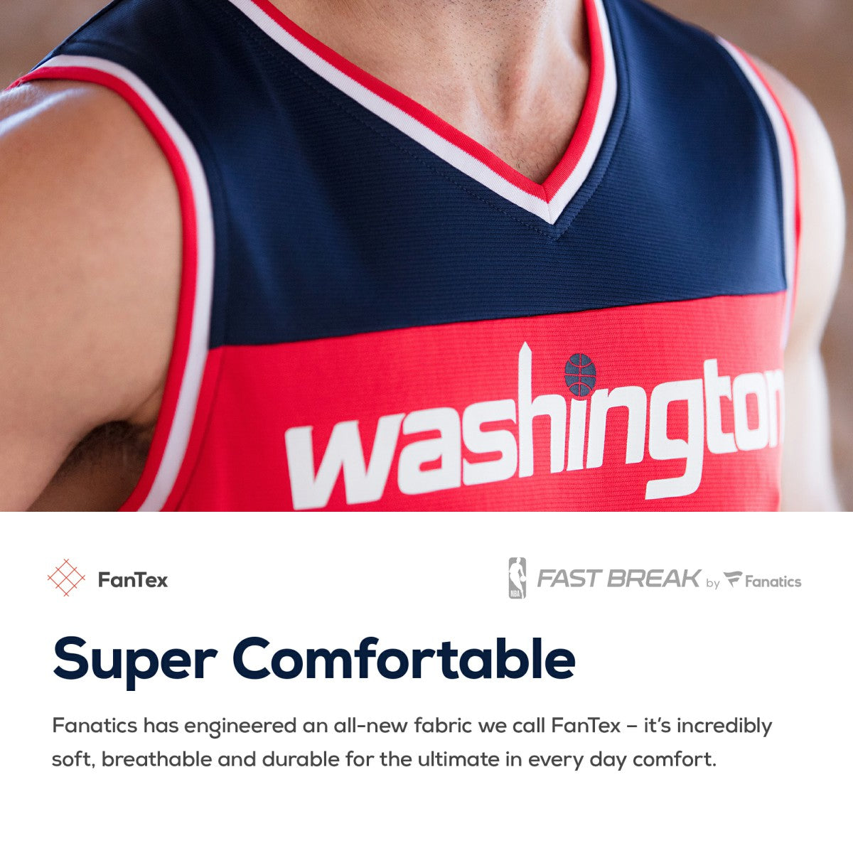 NBA Washington Wizards Fast Break Custom Replica Jersey Red
