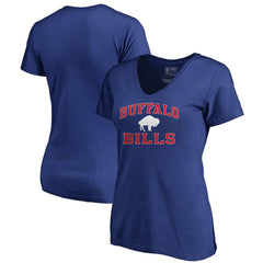 Women's Vintage Collection Victory Arch V-Neck T-Shirt - Buffalo Bills
