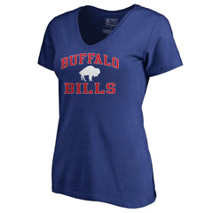 Women's Vintage Collection Victory Arch V-Neck T-Shirt - Buffalo Bills