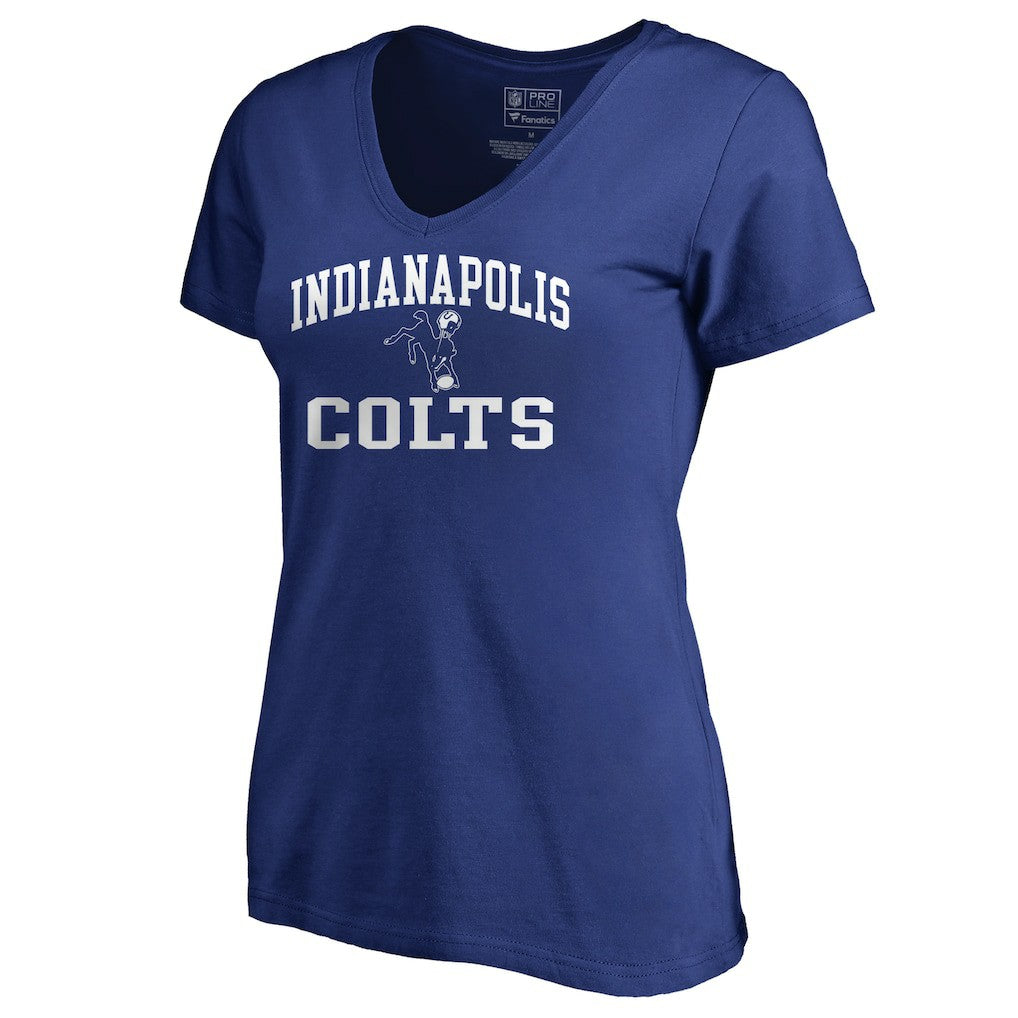 Women's Vintage Collection Victory Arch V-Neck T-Shirt - Indianapolis Colts