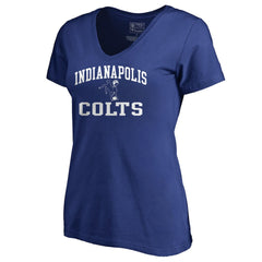 Women's Vintage Collection Victory Arch V-Neck T-Shirt - Indianapolis Colts