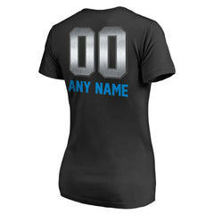 Women's Personalized Midnight Mascot T-Shirt - Carolina Panthers