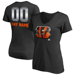 Women's Personalized Midnight Mascot T-Shirt - Cincinnati Bengals