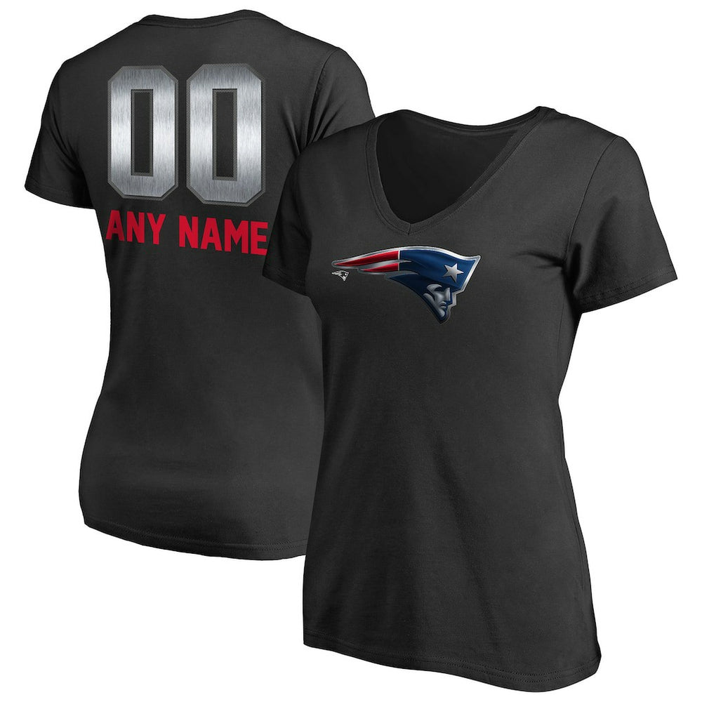 Women's Personalized Midnight Mascot T-Shirt - New England Patriots