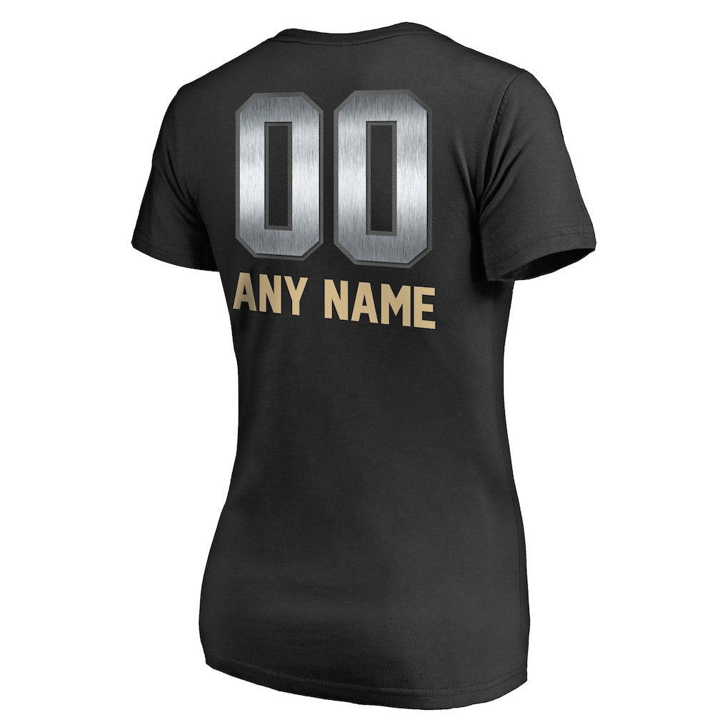 Women's Personalized Midnight Mascot T-Shirt - New Orleans Saints