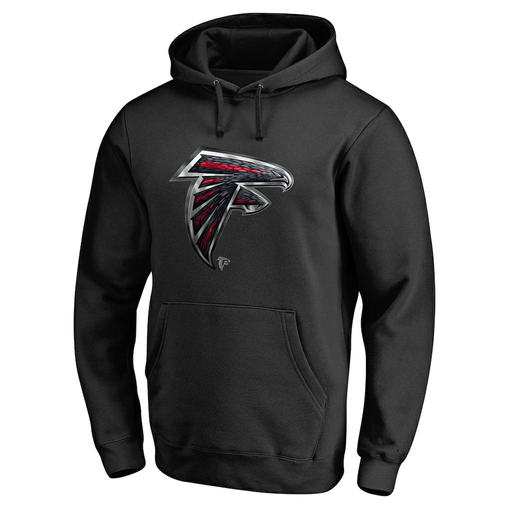 Personalized Midnight Mascot Pullover Hoodie - Atlanta Falcons