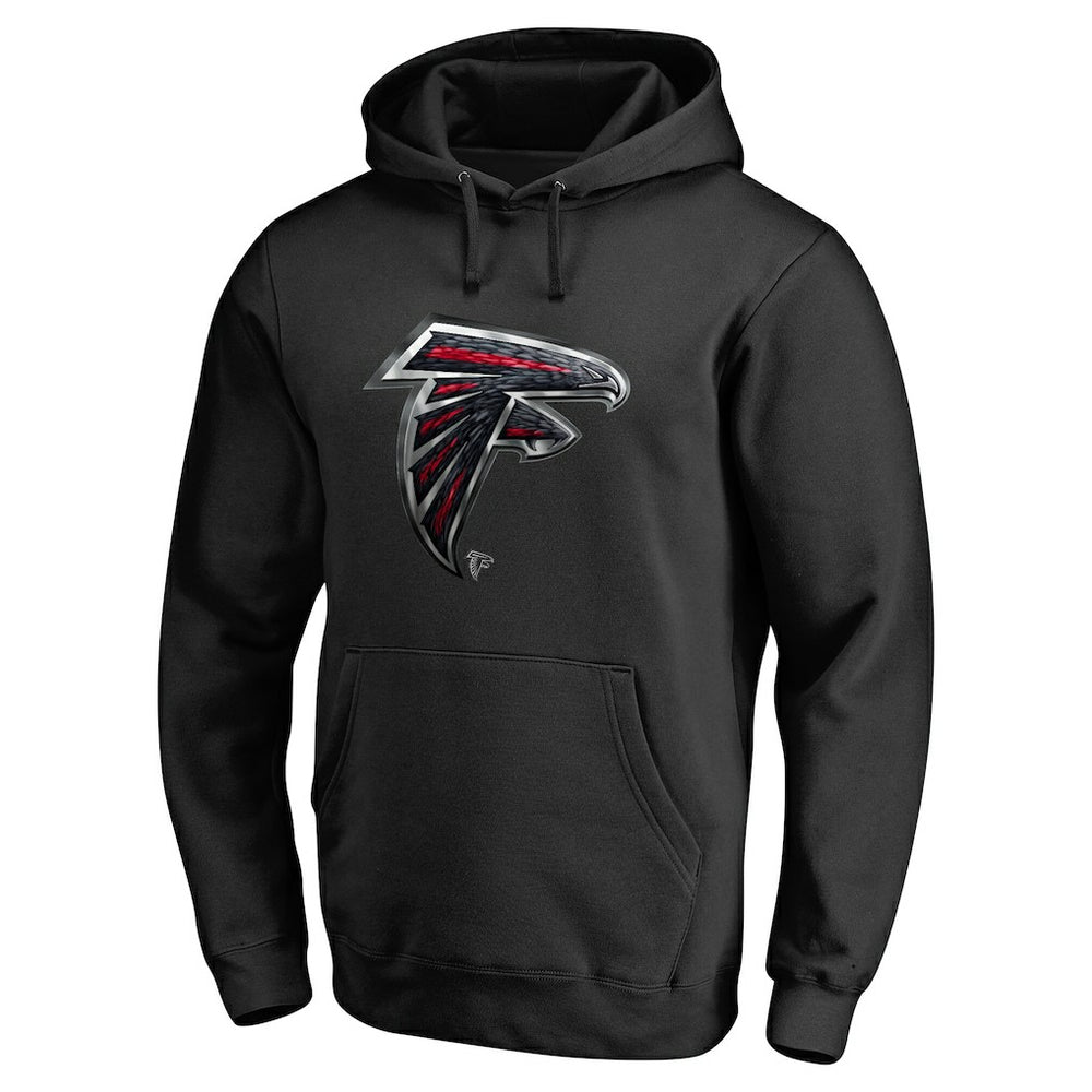 Personalized Midnight Mascot Pullover Hoodie - Atlanta Falcons