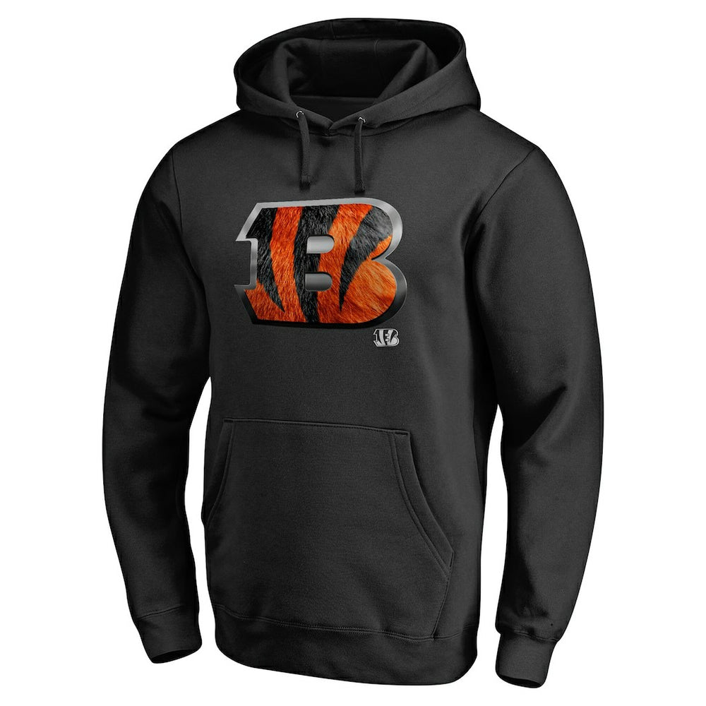 Personalized Midnight Mascot Pullover Hoodie - Cincinnati Bengals