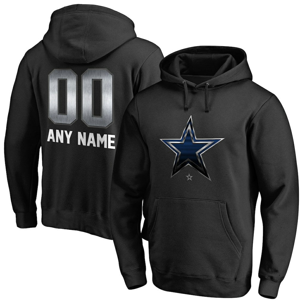 Personalized Midnight Mascot Pullover Hoodie - Dallas Cowboys