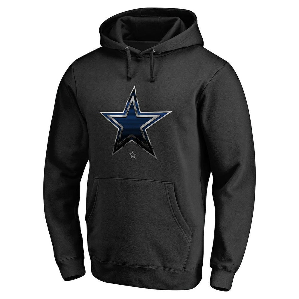 Personalized Midnight Mascot Pullover Hoodie - Dallas Cowboys