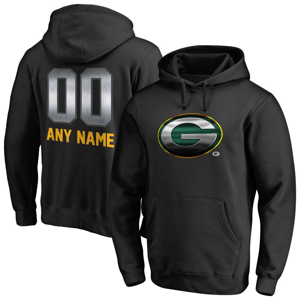 Personalized Midnight Mascot Pullover Hoodie - Green Bay Packers
