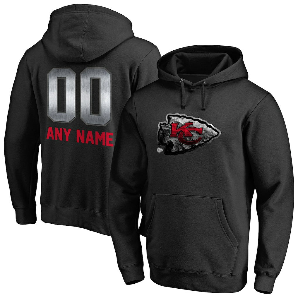 Personalized Midnight Mascot Pullover Hoodie - Kansas City Chiefs