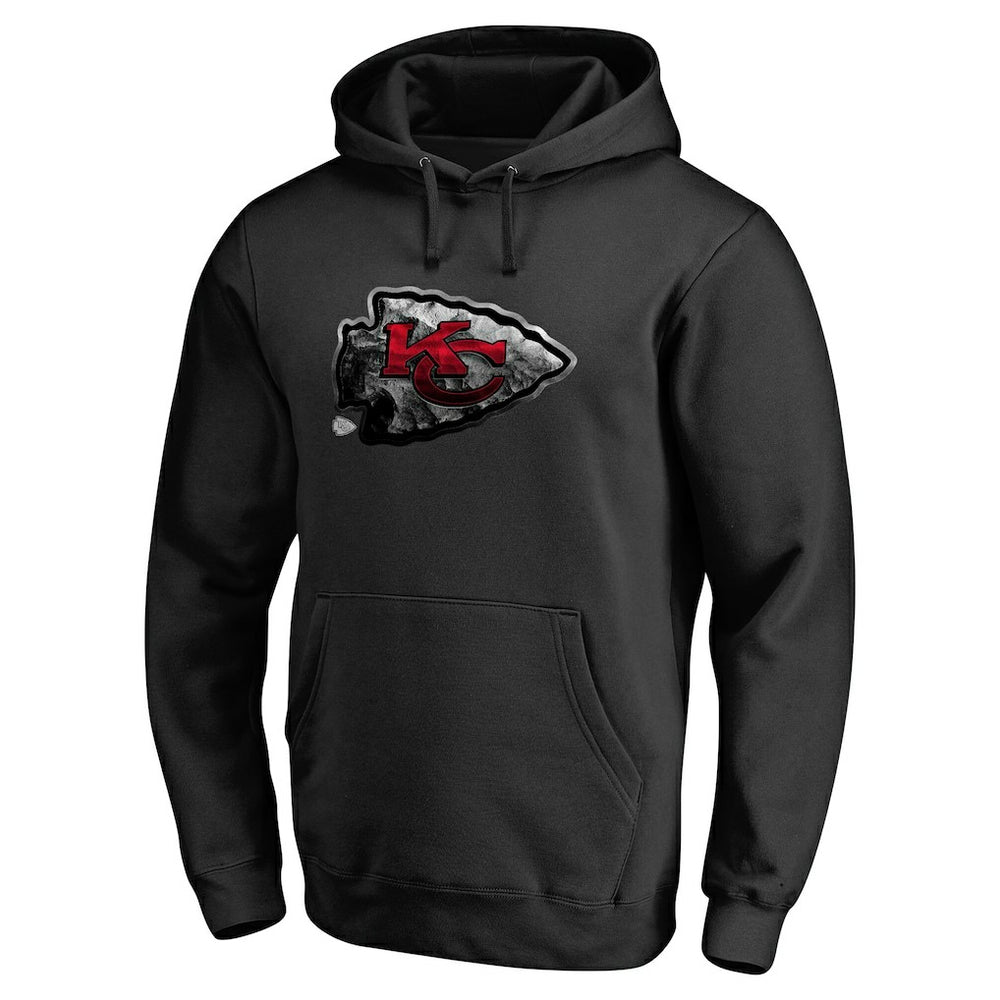 Personalized Midnight Mascot Pullover Hoodie - Kansas City Chiefs