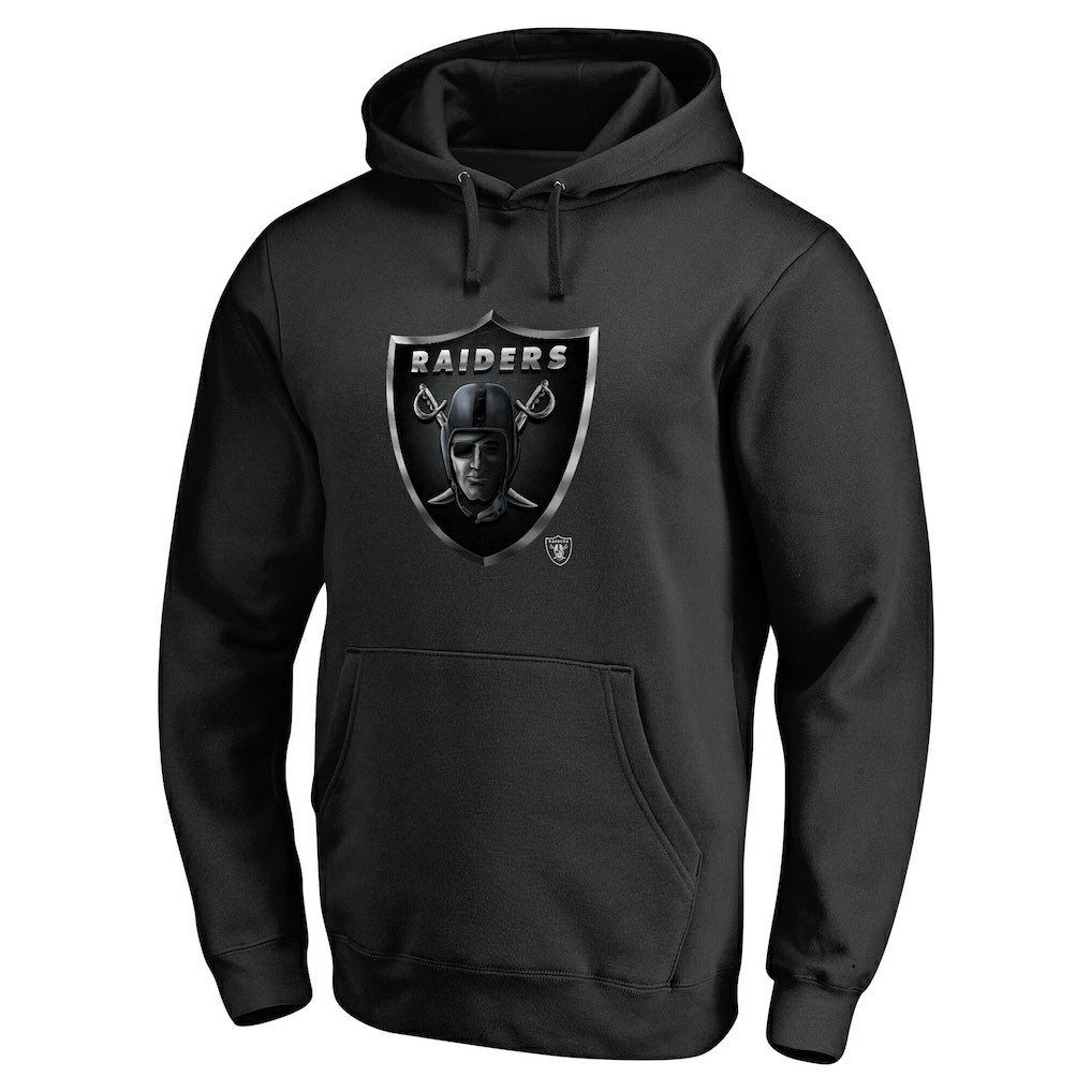 Personalized Midnight Mascot Pullover Hoodie - Las Vegas Raiders