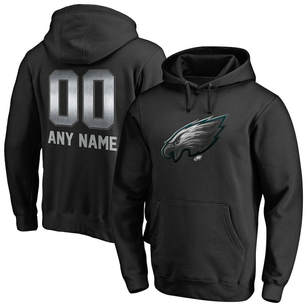 Personalized Midnight Mascot Pullover Hoodie - Philadelphia Eagles