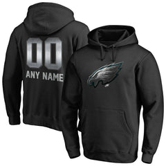 Personalized Midnight Mascot Pullover Hoodie - Philadelphia Eagles