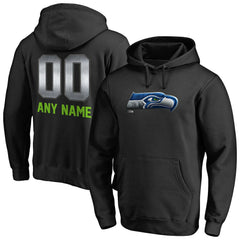 Personalized Midnight Mascot Pullover Hoodie - Seattle Seahawks