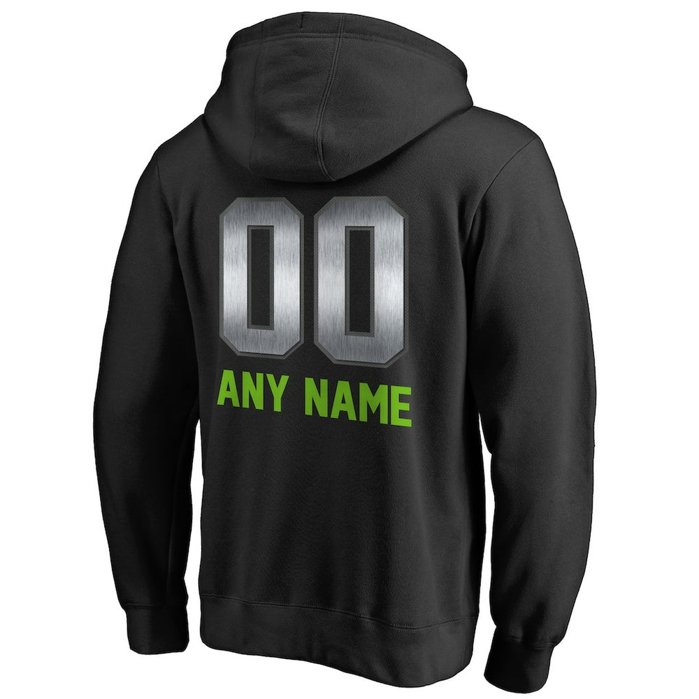 Personalized Midnight Mascot Pullover Hoodie - Seattle Seahawks