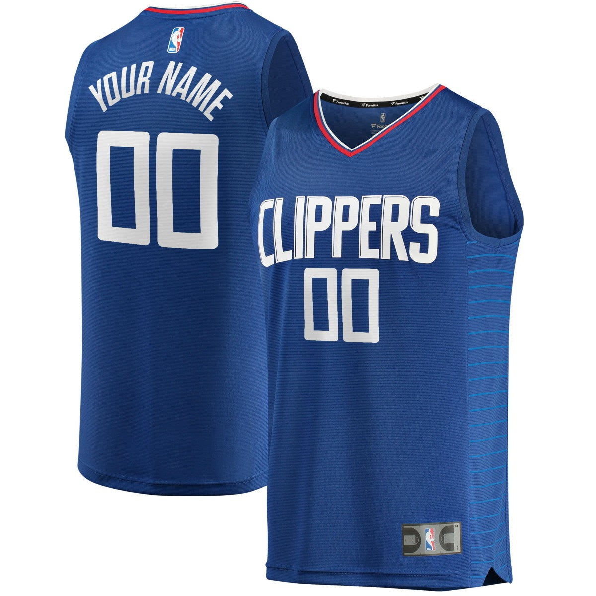 NBA LA Clippers Youth Fast Break Custom Replica Jersey Royal